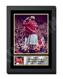 RYAN GIGGS + DAVID BECKHAM 2 Limited Edition Football Player Signed Print - Football