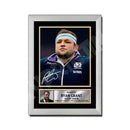 RYAN GRANT 1 Limited Edition Rugby Player Signed Print - Rugby