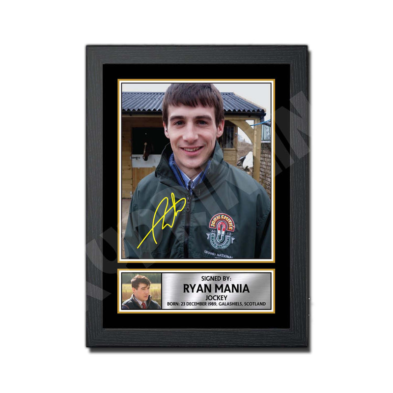 RYAN MANIA 2 Limited Edition Horse Racer Signed Print - Horse Racing