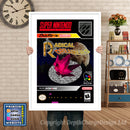 Radical Dreamers Super Nintendo GAME INSPIRED THEME Retro Gaming Poster A4 A3 A2 Or A1