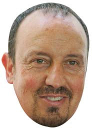 Rafa Benitez FOOTBALL 2018 Celebrity Face Mask Fancy Dress Cardboard Costume Mask