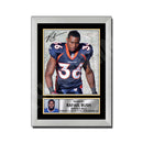 Rafael Bush 1 Limited Edition Football Signed Print - American Footballer