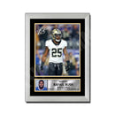 Rafael Bush 2 Limited Edition Football Signed Print - American Footballer