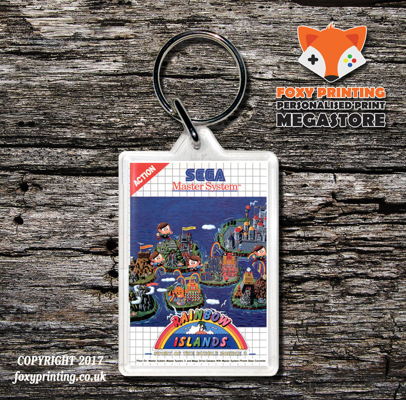 Rainbow Islands - Sega Master System Keyring