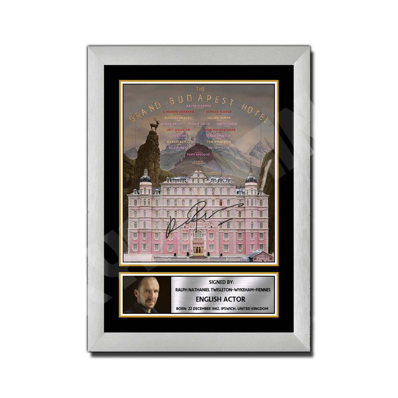 Ralph Fiennes 2 Limited Edition Movie Signed Print
