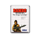 Rambo First Blood Part 3 Sega Master System Game Inspired Fridge Magnet