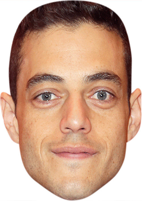 Rami Malek MH 2017 Celebrity Face Mask Fancy Dress Cardboard Costume Mask