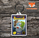 Rambo Retro NES Game Cover Art Gaming Keyring