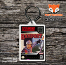 Rampart Game Inspired Retro Gaming Keyring