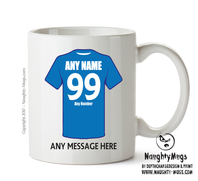Rangers Football Team Mug Personalised Birthday Age And Name