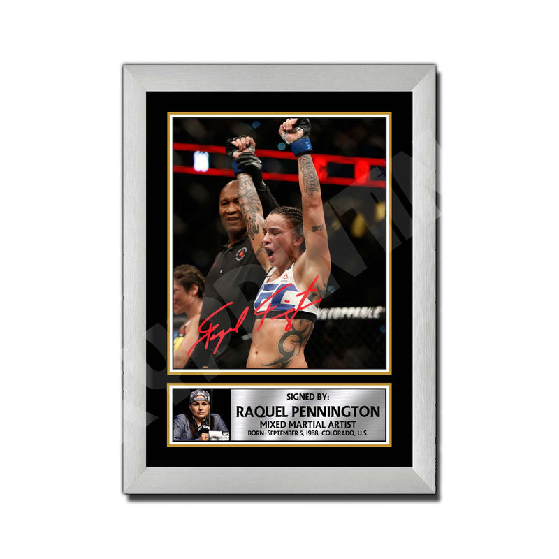 Raquel Pennington Limited Edition MMA Wrestler Signed Print - MMA Wrestling