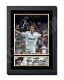 Raul Gonzalez 1 Limited Edition Football Player Signed Print - Football