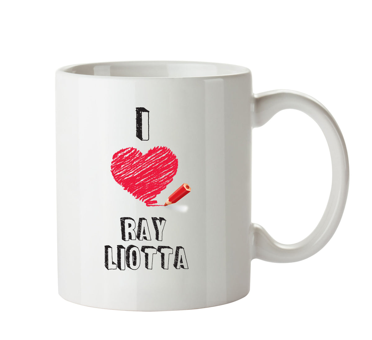 I Love Ray Liotta Celebrity Mug Office Mug – printed mug product image 1