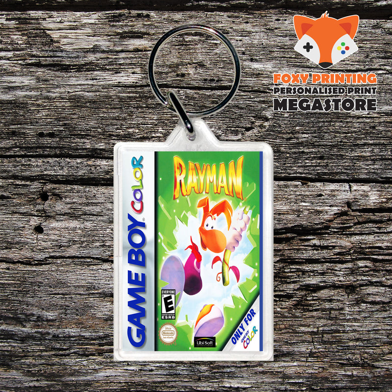Rayman Gameboy Colour Retro Gaming Nintendo Style Keyring