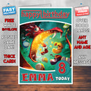Personalised Rayman Legends 2 Inspired Style Game Kids Inspired Birthday Card (SA)