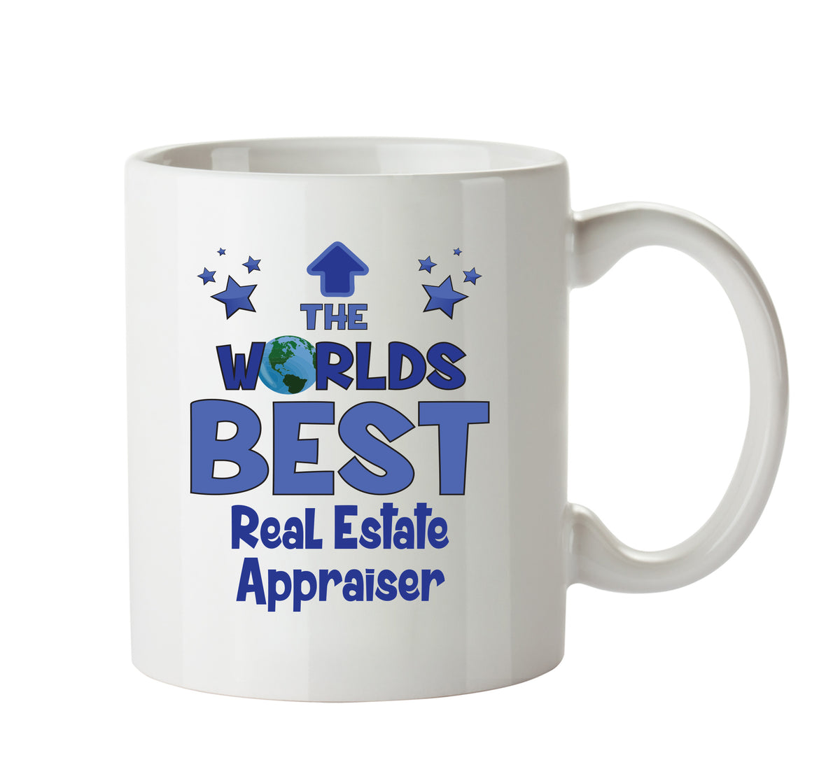 Worlds Best Real Estate Appraiser Mug - Novelty Funny Mug – printed mug product image 1