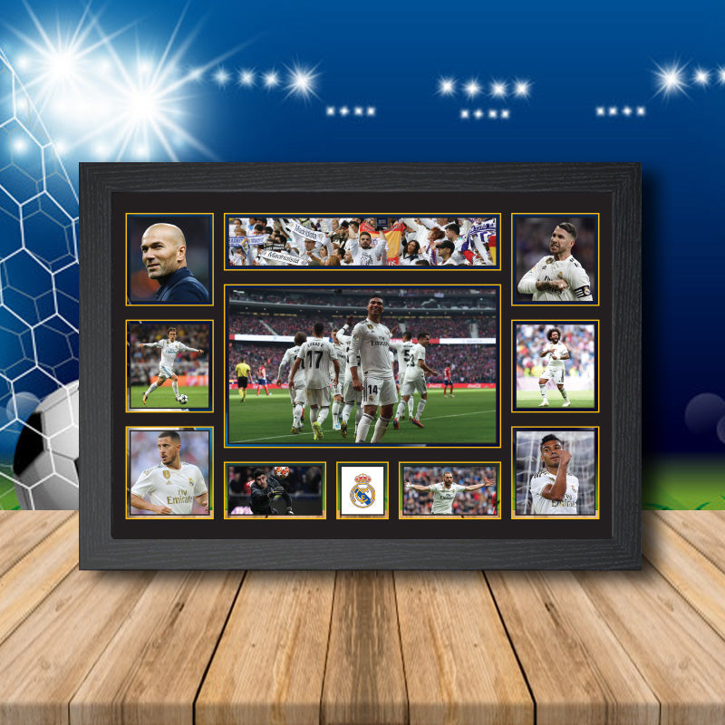 Real Madrid Football Team Printed Display Poster Gift