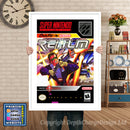 Realm Super Nintendo GAME INSPIRED THEME Retro Gaming Poster A4 A3 A2 Or A1