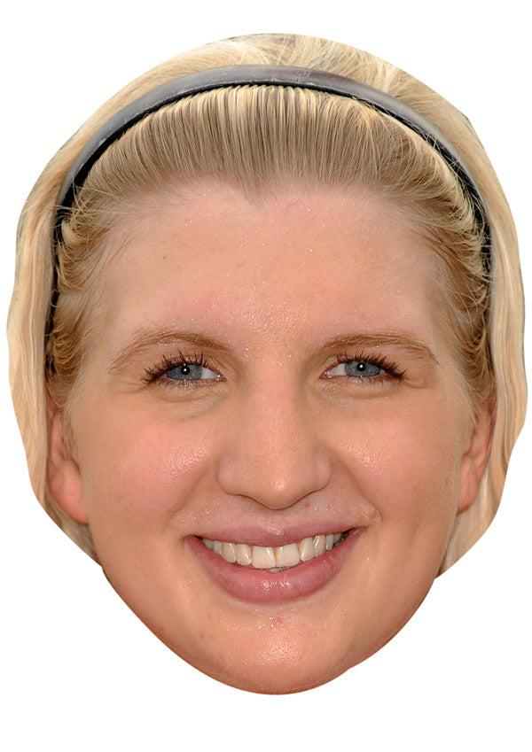 REBECCA ADLINGTON JB - Athletics Fancy Dress Cardboard Celebrity Party Face Mask