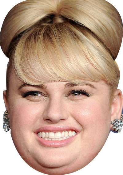 Rebel Wilson BOB MOVIES STARS 2018 Celebrity Face Mask Fancy Dress Cardboard Costume Mask