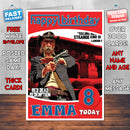 Personalised Red Dead Redemption Landon Inspired Style Game Kids Inspired Birthday Card (SA)