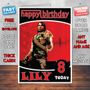 Personalised Red Dead Redemption Marston Inspired Style Game Kids Inspired Birthday Card (SA)