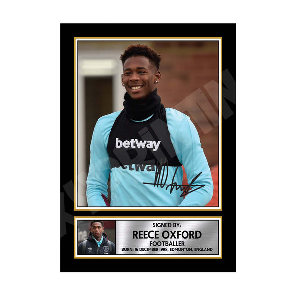 Reece OXFORD 2 Football Player Printed Signature Print