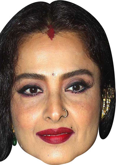 Rekha Face Mask – Fancy Dress Cardboard Costume Mask – Rekha Face Mask