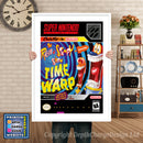 Ren And Stimpy Time Warp Super Nintendo GAME INSPIRED THEME Retro Gaming Poster A4 A3 A2 Or A1