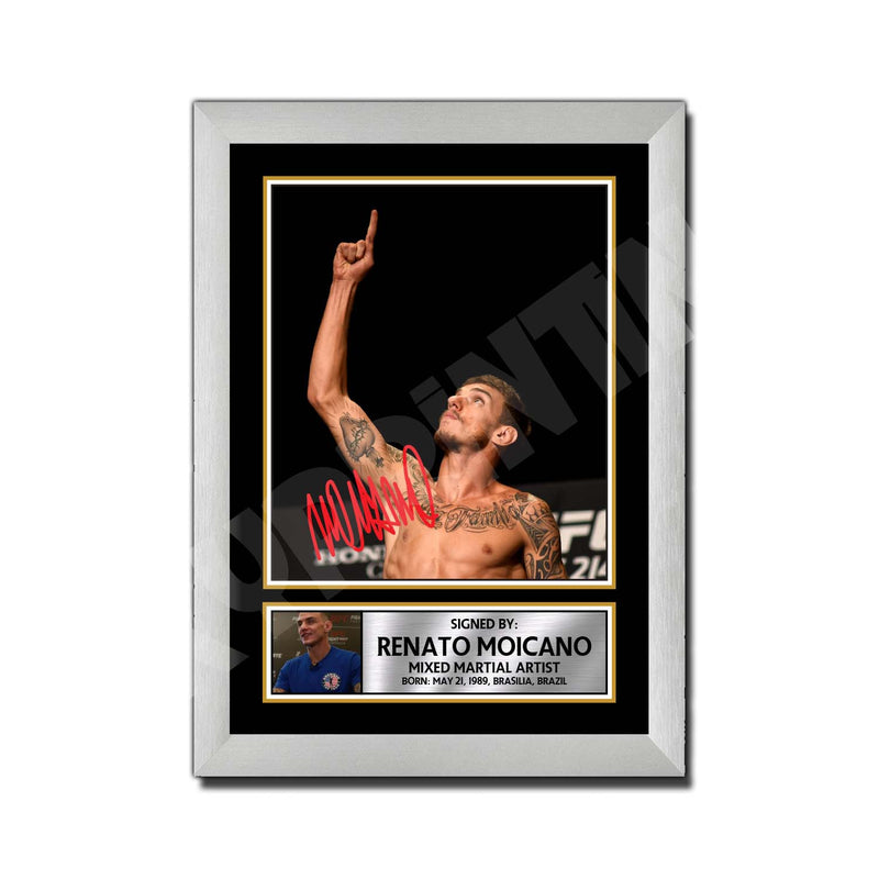 Renato Moicano Limited Edition MMA Wrestler Signed Print - MMA Wrestling