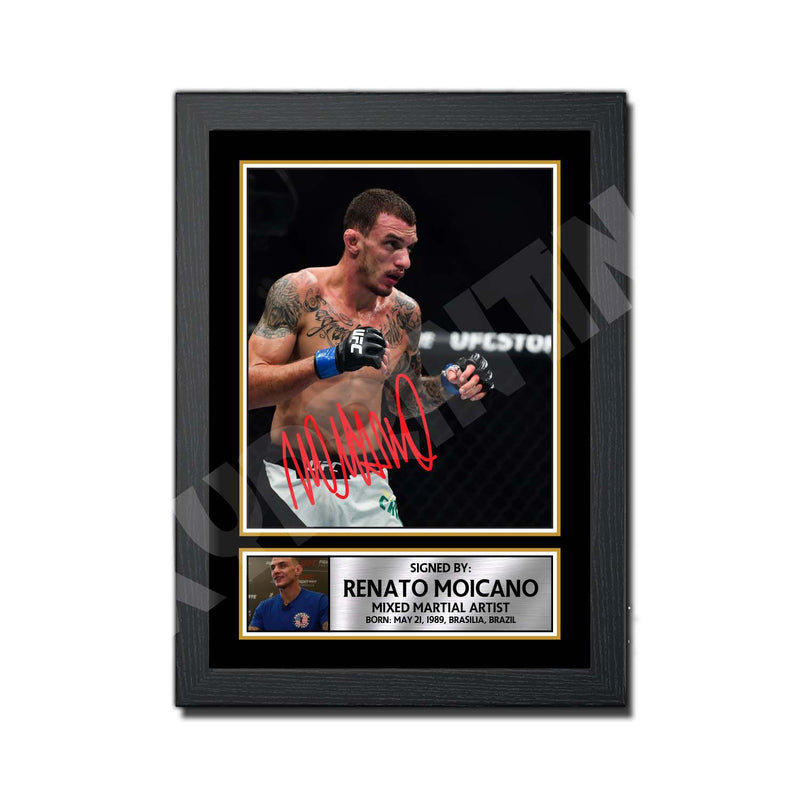Renato Moicano 2 Limited Edition MMA Wrestler Signed Print - MMA Wrestling