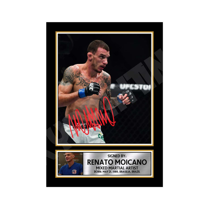 Renato Moicano 2 Limited Edition MMA Wrestler Signed Print - MMA Wrestling