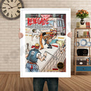 Renegade Retro GAME INSPIRED THEME Nintendo NES Gaming A4 A3 A2 Or A1 Poster Art 475