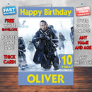 Renegades 4k 2017 Theme Style Personalised Kids Inspired Movie Birthday Card (SA)