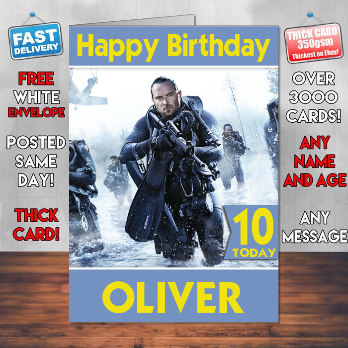 Renegades 4k 2017 Movie Inspired Theme Personalised Kids Inspired Birthday Card (SA060917) – Renegades 4k 2017 Personalised Birthday Card – personalised Birthday Card