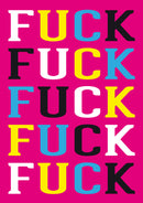 Retro Fuck Card INSPIRED Adult Personalised Birthday Card Birthday Card