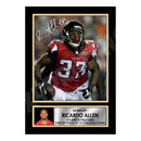 Ricardo Allen 2 Limited Edition Football Signed Print - American Footballer