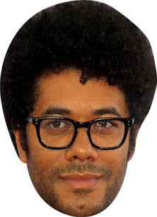 Richard Ayoade Celebrity Comedian Face Mask FANCY DRESS BIRTHDAY PARTY FUN STAG HEN