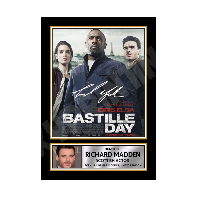 Richard Madden 2 Limited Edition Movie Signed Print