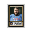 Rick Wagner Limited Edition Football Signed Print - American Footballer