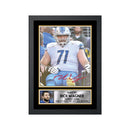 Rick Wagner 2 Limited Edition Football Signed Print - American Footballer