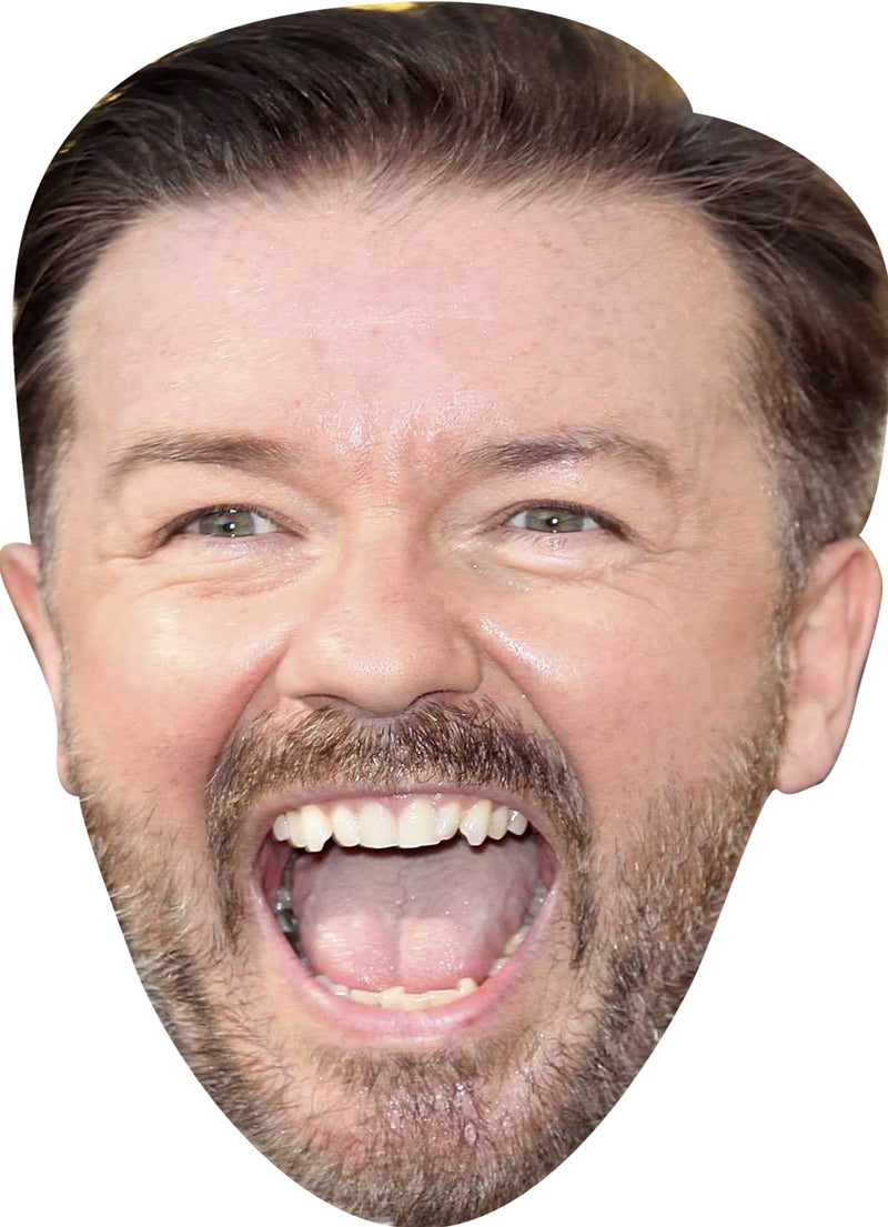 Ricky Gervais Celebrity Comedian Face Mask FANCY DRESS BIRTHDAY PARTY FUN STAG HEN
