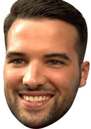Ricky Rayment TOWIE Celebrity Face Mask Fancy Dress Cardboard Costume Mask