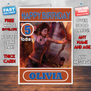 Personalised Rise Of The Tomb Raider 2 Inspired Style Game Kids Inspired Birthday Card (SA)