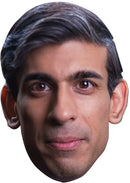 Rishi Sunak 2022 Cardboard Celebrity Face Mask Prime Minister Party Mask