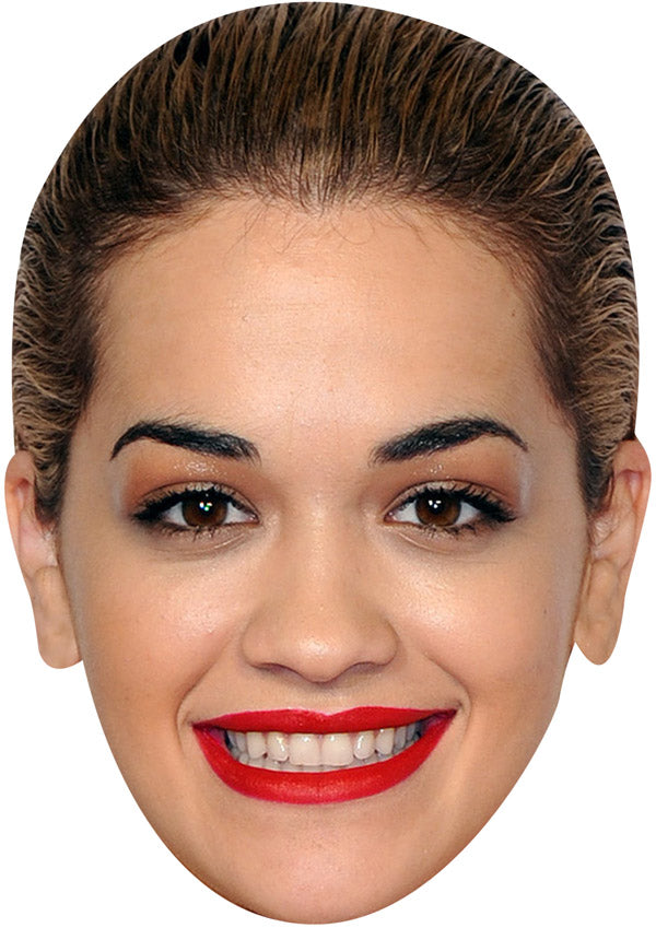 RITA ORA JB - Music Star Fancy Dress Cardboard Celebrity Party Face Mask