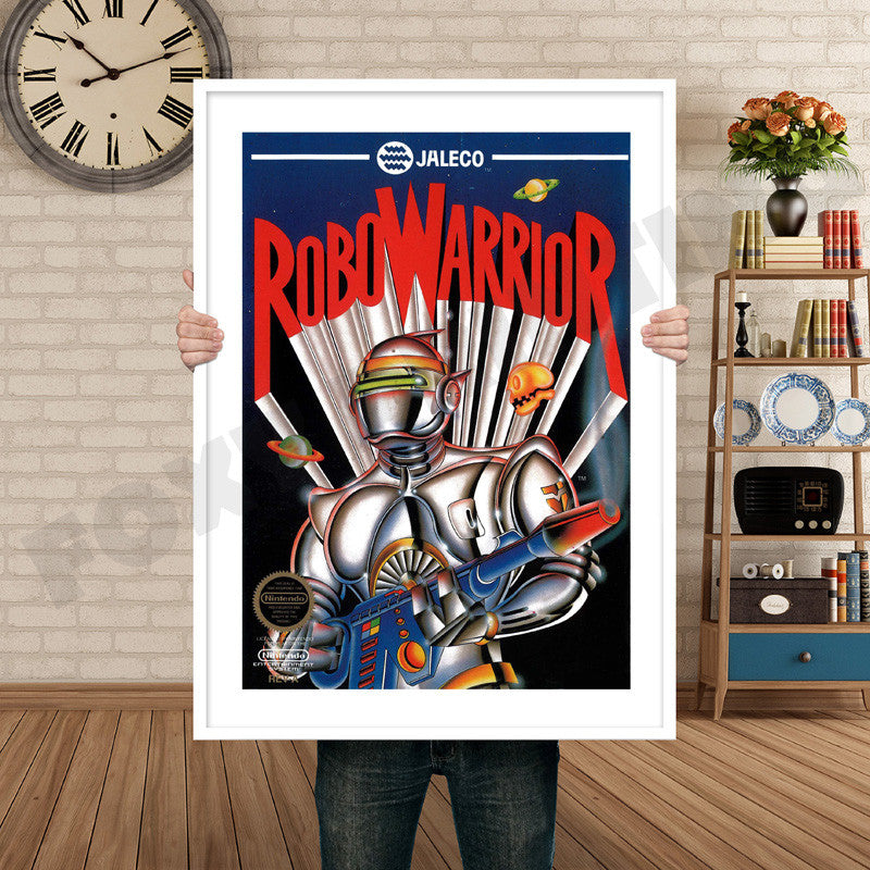 Rob Warrior Retro GAME INSPIRED THEME Nintendo NES Gaming A4 A3 A2 Or A1 Poster Art 483