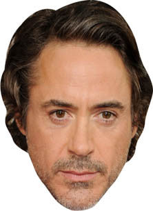 Robert Downy Jr Movie Face Mask FANCY DRESS HEN BIRTHDAY PARTY FUN STAG DO HEN