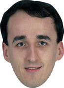 Robert Kubica FORMULA 1 Celebrity Face Mask Fancy Dress Cardboard Costume Mask