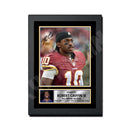 Robert Griffin III 1 Limited Edition Football Signed Print - American Footballer